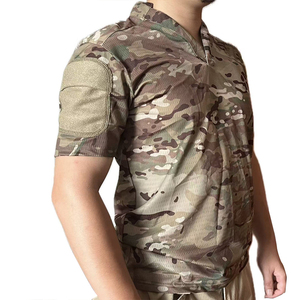 เสื้อยุทธวิธีแขนสั้นลายพราง DF Multicam ระบายอากาศได้ดี เหมาะสำหรับกิจกรรมกลางแจ้งทุกฤดู ผลิตจากโพลีเอสเตอร์ - Product Image 4
