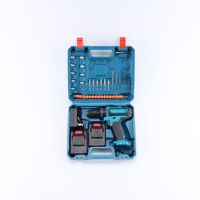 Perceuse à percussion multifonctionnelle sans fil 21V rechargeable, haute puissance, portable, de type pistolet, pour le commerce extérieur et l'exportation