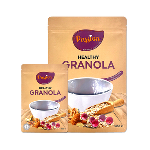 17oz 20oz acabado mate estampado en caliente fondo plano cremallera bolsa de café con impresión de logotipo personalizado - Product Image 3