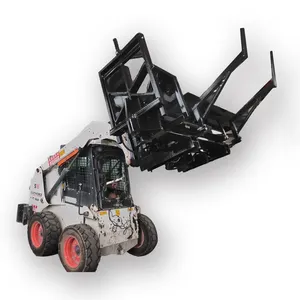 Yükleyicilerde yeni Skidsteer/yakacak odun İşlemcisi/kütük yarıcı/orman ağaç kesme makinesi