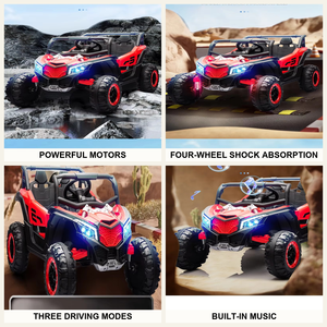 Vente en gros de véhicules électriques pour enfants à 2 places, UTV à 4 roues, absorption des chocs, 3 modes de conduite, musique intégrée, moteurs puissants, tout-terrain - Product Image 2