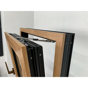 Georgia Fenêtres en bois inclinables et tournantes en aluminium à double <span class=keywords><strong>action</strong></span> avec rideau à persiennes pour usage domestique - Product Image 3