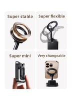 UGREEN Support d'avion pour iPhone, support magnétique pliable rotatif multifonction pour téléphone portable, pour le bureau de voyage