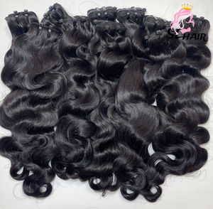 ผมแท้แบบดิบ ไม่ผ่านกระบวนการ แบบตรงและแบบหยิกพม่า  แบบดับเบิ้ลดรอน  คุณภาพสูง  แบบซุปเปอร์ดับเบิ้ลดรอน  ขายส่ง - Product Image 6