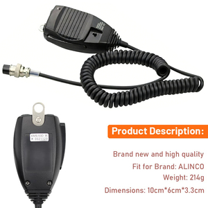 Backlit <b>Microphone</b> for Alinko DR-03T DR-06T DR-430 DR-435 DR-620 DR620C DR-135 DR-235T DR635E DR620E Radio Backlit <b>Microphone</b> - Product Image 4