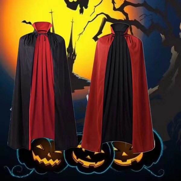 black dress red cape costume Delicious In Dungeon Rin Red Cape Black Dress Outfits Cosplay Costume –  Coshduk main image 0