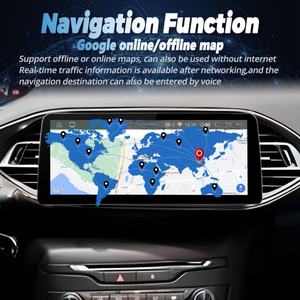 Autoradio avec écran 12,3 pouces, Android 13, lecteur vidéo, stéréo pour Peugeot 308 T9 308S 2013 - 2017, GPS, multimédia, Carplay, autoradio - Product Image 3