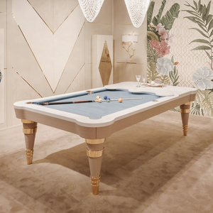 Table de billard multifonctionnelle haut de gamme en bois massif de style standard pour villas, maisons et clubs - Product Image 1