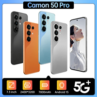 Smartphone Abordable Camon 50 Pro 16 Go 1 To Thunder Android 15 Snapdragon 8 Gen 4 10 Cœurs Écran HD 7,3 Pouces 78MP 108MP 8000 mAh 5G LTE