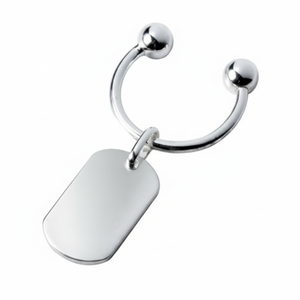 Portachiavi in Argento Sterling 925 con Design Ranuncolo, Catena Portachiavi in Metallo - Product Image 2