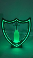 Présentoir de bouteilles de vin à LED en acrylique, présentoir de bouteilles de vin à LED en acrylique