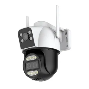 3 Objektive intelligenter Alarm WLAN kugel und kuppel Verknüpfung 5X Zoom IP PTZ Kamera 12V camhi FHD Lichtwerfer Außenbereich WLAN Kamera