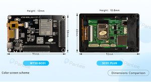 Écran tactile LCD IPS 3,5 pouces WT32-SC01 PLUS 16 Mo Carte HMI LCD Carte de développement Esp32 pour appareils intelligents de la maison intelligente IOT - Product Image 3