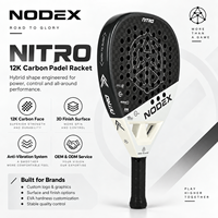 Fabricant OEM de premier plan, conception personnalisée, système anti-vibrations, impression 3D, noyau en EVA, raquette de padel populaire en fibre de carbone 12K