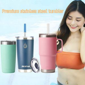 Gobelet chaud et froid de 20 oz 20 Oz Tasse de voyage isolée sous vide avec logo personnalisé Gobelet en acier inoxydable avec couvercle magnétique 30oz - Product Image 2