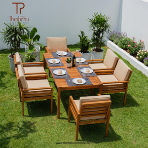 Contemporary Outdoor Rattan <b>Garden</b> <b>Chair</b> Eco-friendly Foldable Solid <b>Wood</b> Frame for Restaurant Hotel Kitchen Courtyard Villa - Product Image 5