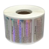 Étiquettes personnalisées pour bougies 1.5 pouces, rouleau de 500 pièces, étiquettes étanches pour la fabrication de bougies, autocollants d'avertissement de Logo personnalisé, pour étain