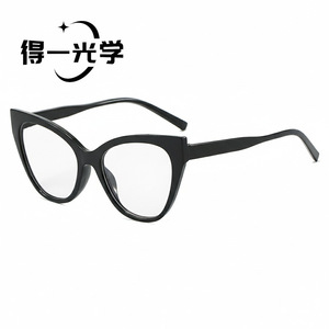 กรอบแว่นตาทรงตาแมวเลนส์ PC กันแสงสีฟ้าป้องกันทุกเพศกรอบ913 - Product Image 3