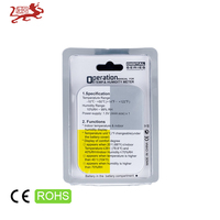 Alat Pengukur Suhu dan Kelembapan Rumah Tangga, Penyegaran Cepat, Tampilan Kenyamanan Ruangan, Multi Posisi: Dudukan/Magnet/Gantung Dinding, 1.5V AAA