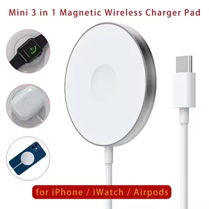 New Arrival Foldable 3 in 1 Fast 15W Wireless Charger PD Function Trending 3 in 1 Wireless Charging Pad for Phone - Product Image 3