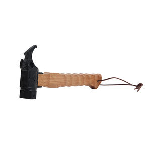 Marteau octogonal en acier inoxydable Huton avec manche en bois pour les piquets de tente de camping et utilisation multifonctionnelle - Product Image 3