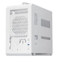 Panneau latéral en verre Boîtier d'ordinateur Micro ATX Boîtier d'ordinateur de jeu Mini ITX MATX Boîtier d'ordinateur portable élégant et compact avec ventilateur RVB
