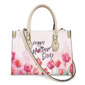 Mutlu ay günü kadın çanta bayanlar kadınlar bayanlar için özel Logo bez çantalar