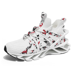 <span class=keywords><strong>Zapatillas</strong></span> de Running para Hombre con Camuflaje, <span class=keywords><strong>Zapatillas</strong></span> Deportivas de Punto Futuristas con Suela Tecnológica Hueca, Calzado Atlético Informal para Deporte, Gimnasio y <span class=keywords><strong>Tenis</strong></span> - Product Image 2