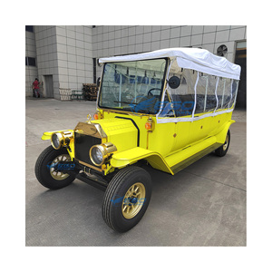 Voiture électrique jaune classique à quatre roues, certifiée CE, idéale pour le camping et les excursions en extérieur - Product Image 6
