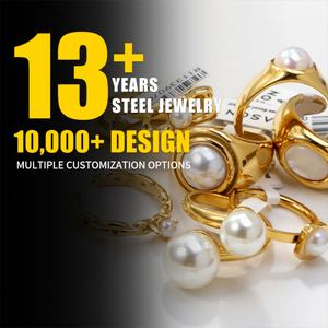 Joyería de Acero Inoxidable de Moda al por Mayor Personalizada, Juego de Anillos Gruesos Chapados en Oro de 18K, Anillos Minimalistas Geométricos Apilables para Mujer - Product Image 4