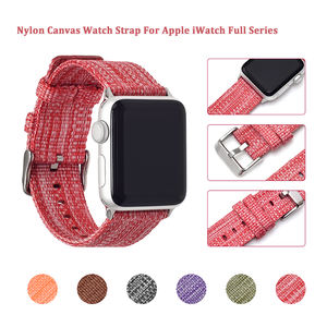 38mm 41mm 49mm Nylon Toile Bracelet de Montre Hommes Femmes Sport Bracelets de Montre Intelligente pour Apple <span class=keywords><strong>IWacth</strong></span> Série 9/8/7/6/5/4/3/2/1/SE - Product Image 2