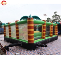 Aire de jeux gonflable de rebond d'airbag de montagne de saut gonflable en PVC de 6x6m avec accessoires de réparation de souffleur d'air enfants adultes