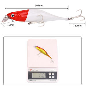 เหยื่อปลอม XY-89 รุ่นมินโนว์ น้ำหนัก 11 กรัม ยาว 10.5 ซม. เหยื่อแข็งสำหรับตกปลาแบส เหยื่อตกปลาน้ำกลาง เหยื่อปลอมสำหรับน้ำจืด - Product Image 4