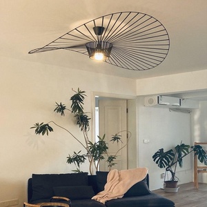 Design creativo del <span class=keywords><strong>lampadario</strong></span> del <span class=keywords><strong>cappello</strong></span> di paglia industriale moderno del ferro <span class=keywords><strong>per</strong></span> l'arredamento del ristorante & del Bar - Product Image 3