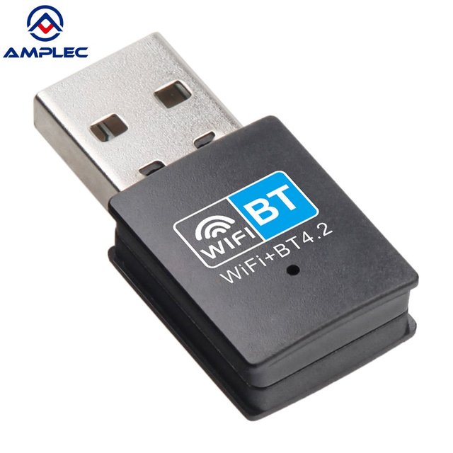 150Mbps Wi-Fi4 USB Adapter BT4.2 USB Dongle & Wi-Fi 2-in-1 for PC Win 10/11, Wireless Receiver Network Card Transmitter