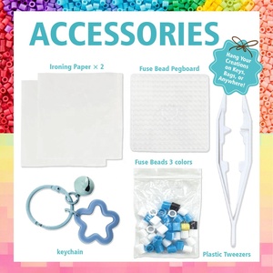 Lot de recharge en vrac de perles à repasser multicolores assorties de 10 mm pour projets scolaires, fournitures artistiques en <span class=keywords><strong>classe</strong></span>, kit de vente en gros - Product Image 5