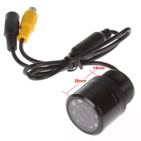 Mini caméra ultra compacte 28 mm Super LED vision nocturne étanche pour la sécurité au stationnement et la marche arrière des voitures et des SUV