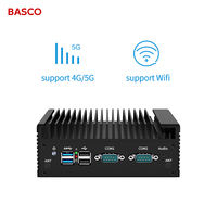 Mini PC industriel économique N2840 J1900 12V 8 Go de RAM 256 Go SSD Double LAN 2 RS232 VGA Linux Windows Ordinateur de bureau compact