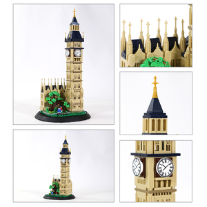 Wange 4211 Torre <span class=keywords><strong>Elizabeth</strong></span> de Londres, Maqueta de Plástico de Atracciones, Juguete de Bloques de Construcción para Niños, Regalo - Product Image 5
