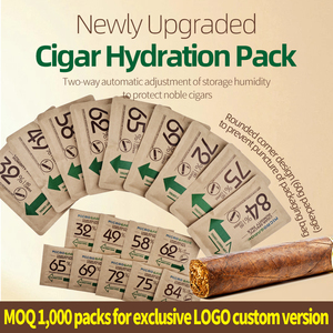 Humidificador de tabaco Boveda de 8g y 60g con control de humedad bidireccional para la curación de hierbas y cigarrillos, 58%, 62%, 69% de humedad relativa, directo de fábrica - Product Image 2