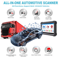 Herramienta de Diagnóstico para Autos y Camiones Launch X431 Pro3S+ SmartLink HD, Escáner de Códigos OBD2 para Vehículos de 12V y 24V, Analizador Automático de Diésel y Gasolina