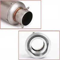 Pot d'échappement de moto de course 51mm/60mm pour Cbr1000 R6 Fz6 Z900, design de tuyau d'échappement de moto tout-terrain avec silencieux DB Killer