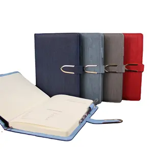 Hot Sale New Era sable Agenda Organizer Kunden spezifische Molkereien Leder Schreibheft Journal mit Schnalle