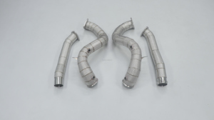 Tuyau d'échappement turbo en acier inoxydable SS304 pour Aston Martin <span class=keywords><strong>Vantage</strong></span> 4.0T <span class=keywords><strong>V8</strong></span> <span class=keywords><strong>2020</strong></span>+ Performance Exhaust Pipe - Product Image 4