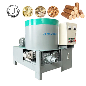 Hydraulic Briquetting Press Machine for Dry Wood Sawdust Shavings Round Wood Briquettes - Product Image 1