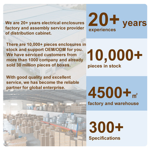 Ngoài trời IP55/IP65 hộp điều khiển Thùng thép không gỉ 304 Cáp quản lý Bảng điều chỉnh hộp điện tử phân phối hộp synnor - Product Image 6