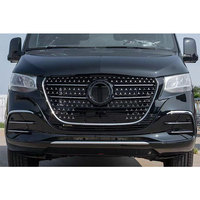 Grille de pare-chocs avant style AMG Star Sky, modification de voiture, grille de radiateur compatible avec Mercedes Benz Sprinter W907, kit carrosserie, accessoires