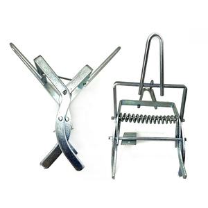 Professionele Grote Herbruikbare Stalen Molval Met Solide Handvat, Massief Ontwerp Muizenval Voor Ongediertebestrijding Voor Rattendierbestrijding - Product Image 5