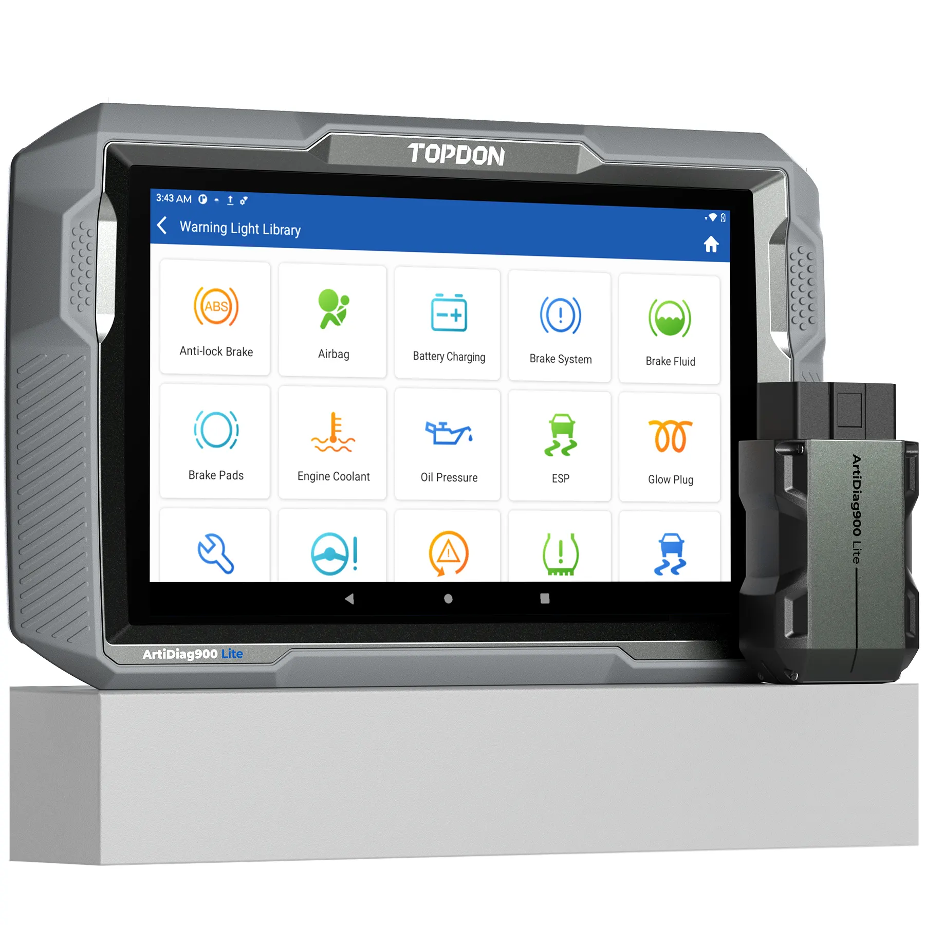 TOPDON AD900 Lite 2 años de actualización gratuita Bluetooth Auto Car OBD2 escáner dispositivo inalámbrico inteligente herramienta de diagnóstico de escaneo bidireccional