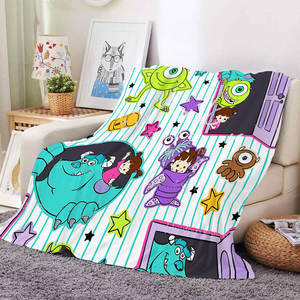 Manta Personalizada con Estampado de Dibujos Animados, Linda Manta de Franela para Niños y Bebés, para Picnic, Viajes, Sofá, Cama, Siesta - Product Image 1
